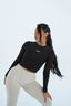 STAR LONGSLEEVE TOP BLACK