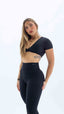 CONFIDENT CROP TOP BLACK