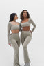 THAT GIRL FLARE PANTS SAND