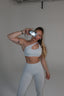 FLAWLESS ASYMETRIC BRA CHALK