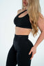 FLAWLESS ASYMETRIC BRA BLACK