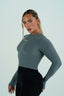 STAR LONGSLEEVE TOP ASH BLUE
