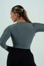 STAR LONGSLEEVE TOP ASH BLUE