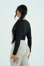 STAR LONGSLEEVE TOP BLACK