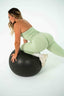 SCULPT HALTER TOP ALOE GREEN