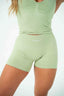 SCULPT SHORT ALOE GREEN