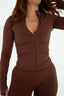 FLAWLESS JACKET CHOCOLATE