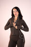 SOFT JACKET BLACK COFFEE