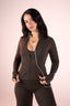 SOFT JACKET BLACK COFFEE