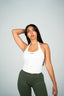 FLAWLESS HALTER TOP WHITE