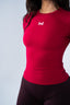 CYBER COMPRESSIVE LONGSLEEVE DARK RUBY