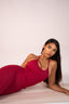 POWER HALTER TOP RASPBERRY