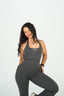 FLAWLESS HALTER TOP DARK GRAY