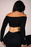 SOFT LONGSLEEVE TOP BLACK