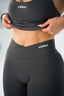 FLAWLESS CROSSED FLARE DARK GRAY