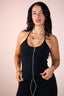 POWER HALTER TOP BLACK