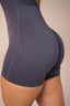 FLAWLESS ROMPER SHORT SLEEVE LAVENDER GRAY