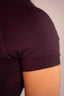FLAWLESS ROMPER SHORT SLEEVE BLACK CHERRY