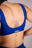 FLAWLESS V NECK BRA COBALT BLUE