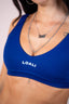 FLAWLESS V NECK BRA COBALT BLUE
