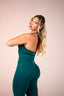 FLAWLESS HALTER TOP EMERALD GREEN