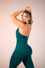 FLAWLESS HALTER TOP EMERALD GREEN