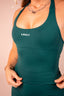 FLAWLESS HALTER TOP EMERALD GREEN