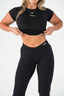 FLAWLESS CROSSED FLARE BLACK