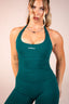 FLAWLESS HALTER TOP EMERALD GREEN
