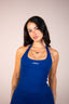 FLAWLESS HALTER TOP COBALT BLUE