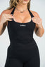 FLAWLESS HALTER TOP BLACK