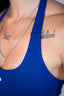 FLAWLESS HALTER TOP COBALT BLUE