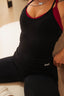 POWER HALTER TOP BLACK