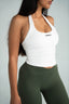 FLAWLESS HALTER TOP WHITE