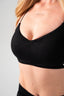 FLAWLESS SCRUNCH BRA BLACK