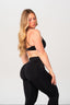 FLAWLESS CROSSED LEGGING BLACK