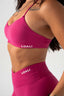 FLAWLESS SCRUNCH BRA PINK HIBISCUS