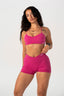 FLAWLESS SCRUNCH BRA PINK HIBISCUS