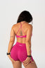 FLAWLESS SCRUNCH BRA PINK HIBISCUS