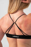 FLAWLESS TWISTED BRA BLACK