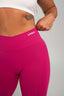 FLAWLESS CROSSED LEGGING PINK HIBISCUS