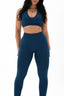 DIVINE V-BACK LEGGING DARK BLUE