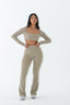 THAT GIRL FLARE PANTS SAND