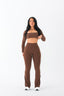 THAT GIRL FLARE PANTS BROWN