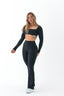 THAT GIRL FLARE PANTS BLACK