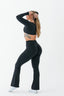 THAT GIRL FLARE PANTS BLACK