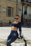 THAT GIRL FLARE PANTS MIDNIGHT BLUE