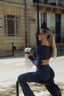 THAT GIRL FLARE PANTS MIDNIGHT BLUE