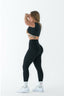 BUTTERY RIBBED LEGGING BLACK