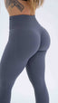 BUTTERY RIBBED LEGGING GREY